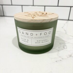 Sand + Fog OLIVE LEMON Candle